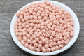 6mm Brown Orange Acrylic Gumball Beads