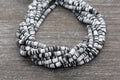 4mm black white gray heishi beads for bracelets and DIY jewelry