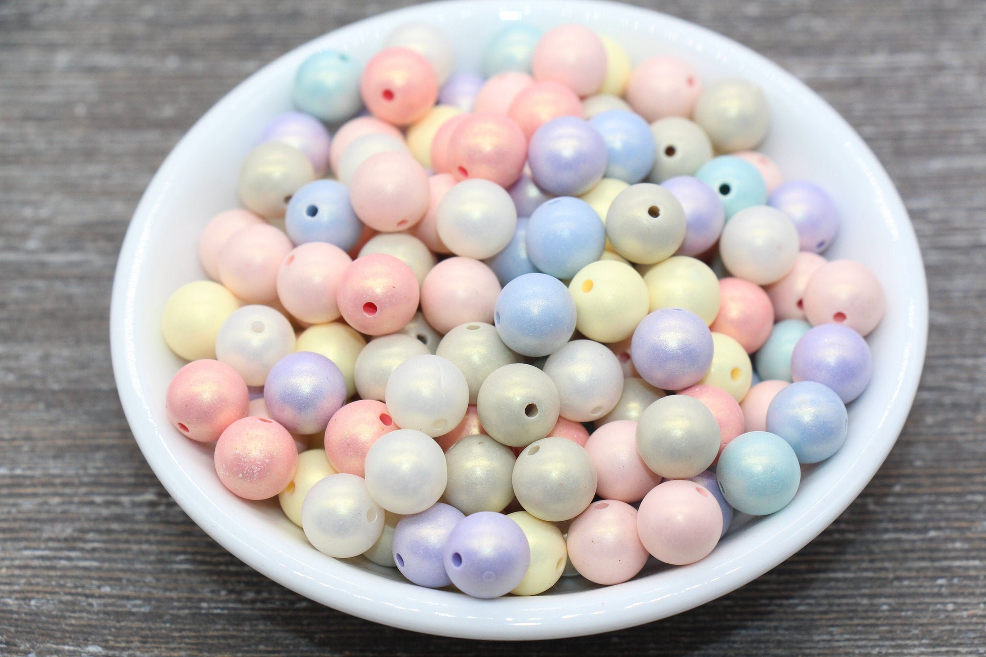 10mm Multicolored Shimmer Gumball Beads, Round Acrylic Loose Beads, Bubblegum Beads, Chunky Beads, Gumball Beads, Smooth Plastic Beads #1555 - Yourdiysupply