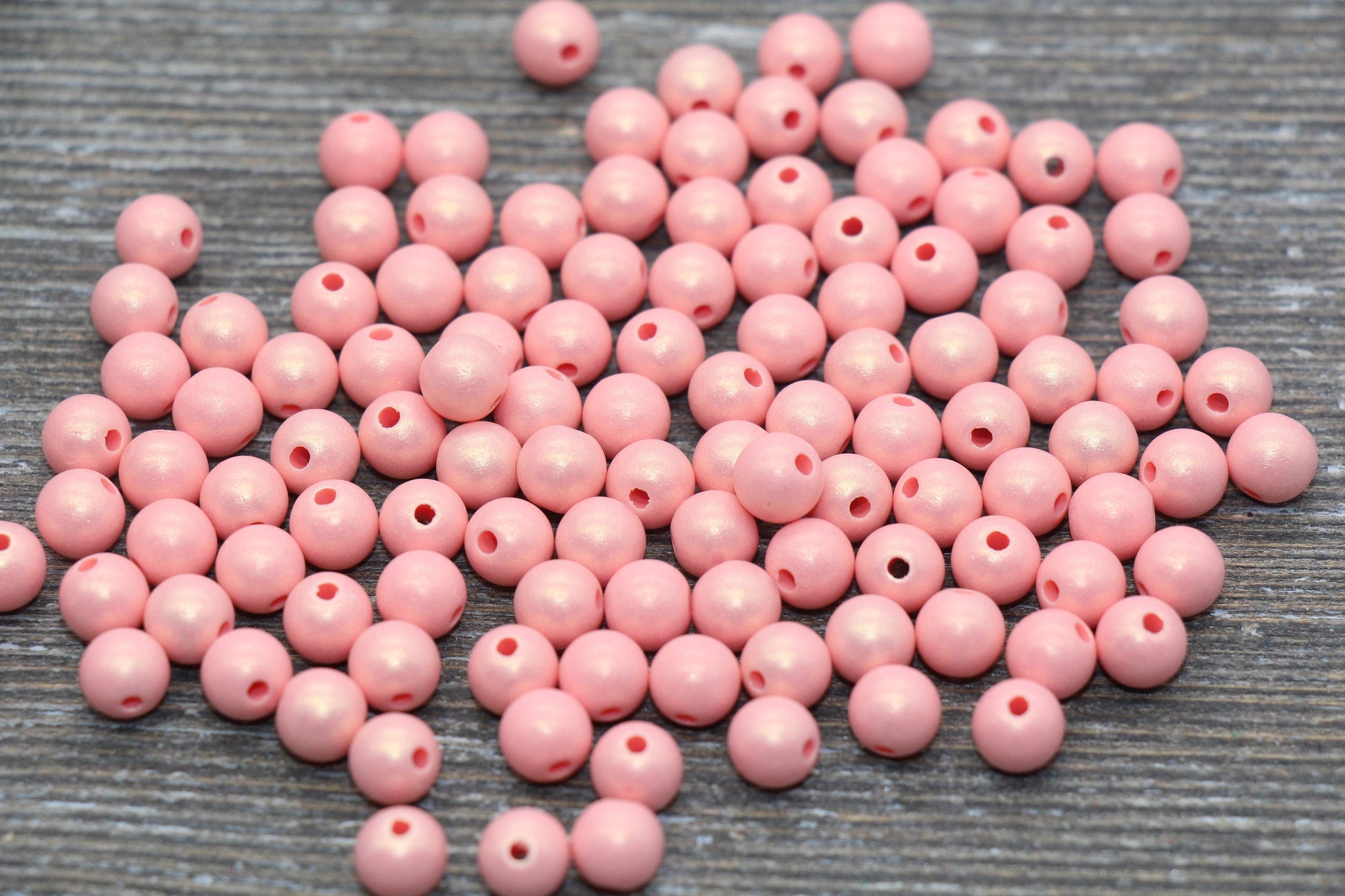  Shimmer Bubblegum Bead, Acrylic Beads 