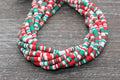 4mm multicolored heishi beads for bracelets and DIY jewelry