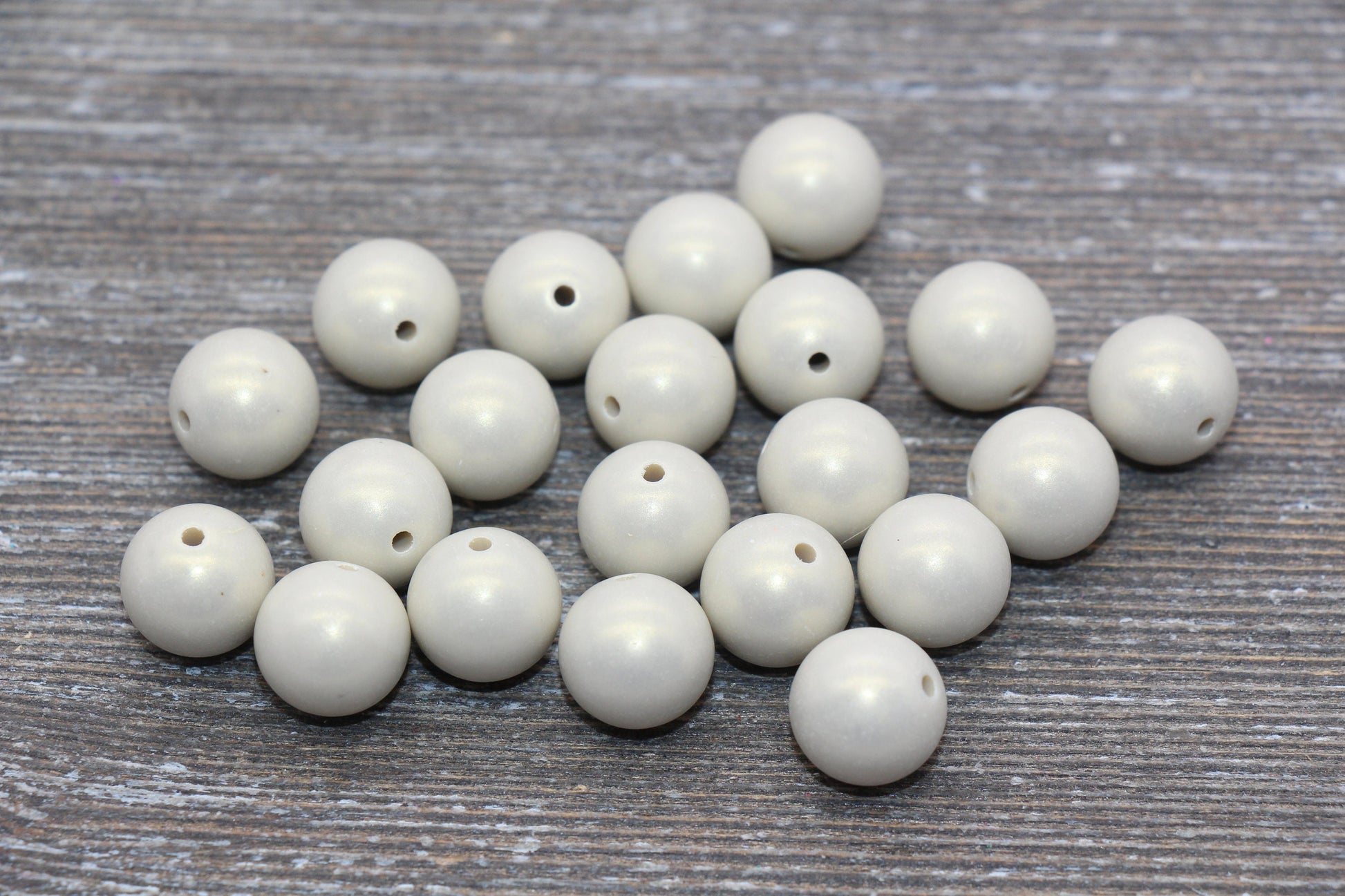 12mm Champagne Shimmer Gumball Beads, Round Acrylic Loose Beads, Bubblegum Beads, Chunky Beads, Round Plastic Beads #1571