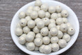 12mm Champagne Shimmer Acrylic Gumball Beads