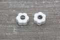 Ceramic Smiley Face Beads, Happy Face Sunflower Beads, Flower Shape Happy Face Beads