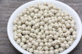 6mm Champagne Shimmer Acrylic Gumball Beads