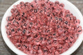 7mm Pink Acrylic Letter Beads #1619