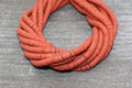 6mm paprika heishi beads for bracelets and DIY jewelry