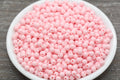 5mm Baby Pink Acrylic Spacer Beads