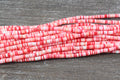 4mm multicolored pink heishi beads for bracelets and DIY jewelry