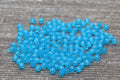 4mm Blue Acrylic Spacer Beads