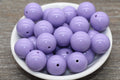 20mm Lavender Acrylic Gumball Beads