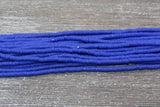 4mm indigo blue heishi beads for bracelets and DIY jewelry