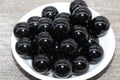 20mm Black Acrylic Gumball Beads