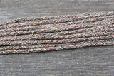 4mm brown speckled heishi beads for bracelets and DIY jewelry