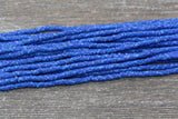 4mm blue speckled heishi beads for bracelets and DIY jewelry