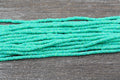 4mm green speckled heishi beads for bracelets and DIY jewelry