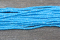 4mm blue speckled heishi beads for bracelets and DIY jewelry