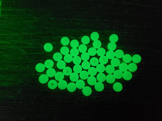 8mm GLOW in DARK Gumball Beads, Glow Round Acrylic Loose Beads, Bubblegum Beads, Chunky Beads, Round Plastic Beads #146