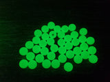 12mm GLOW in DARK Gumball Beads, Glow Round Acrylic Loose Beads, Bubblegum Beads, Chunky Beads, Bubble Gum Beads, Smooth Round Beads #148