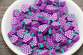 9mm grape polymer clay beads, fruit clay charms for bracelets 3
