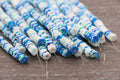 6mm multicolored flower shape heishi beads for bracelets and DIY jewelry