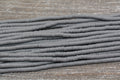 4mm gray heishi beads for bracelets and DIY jewelry
