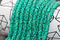 6mm green speckled heishi beads for bracelets and DIY jewelry