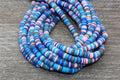 6mm multicolored heishi beads for bracelets and DIY jewelry