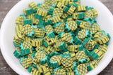 9mm pineapple polymer clay beads, fruit clay charms for bracelets 2