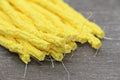 6mm yellow flower shape heishi beads for bracelets and DIY jewelry