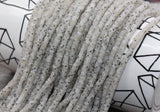 4mm speckled heishi beads for bracelets and DIY jewelry