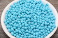 5mm Blue Acrylic Spacer Beads