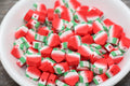 10mm peach polymer clay beads, fruit clay charms for bracelets 2