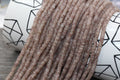 4mm brown speckled heishi beads for bracelets and DIY jewelry