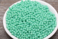 4mm Matte Mint Acrylic Spacer Beads