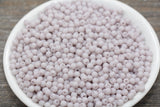 4mm Matte Light Gray Round Beads, Acrylic Gumball Beads, Frosted Gray Round Spacer Beads, Bubblegum Beads, Plastic Round Bead #1697