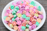 10mm multicolor flower polymer clay beads, flower clay charms for bracelets 2