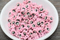 10mm yin yang polymer clay beads, nature clay charms for bracelets