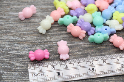 Multicolored Candy Beads, Mix Color Candy Beads, Acrylic Candy Beads, Bracelet Beads, #378