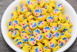 10mm assorted rainbow 21506 polymer clay beads, nature clay charms for bracelets