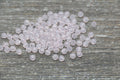 4mm Translucent Pink Acrylic Spacer Beads
