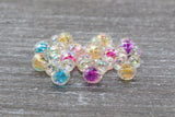 Mouse Ear Beads, Iridescent AB Mouse Beads, Acrylic Mouse Beads, Mixed Color Mouse Beads, #305