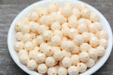 10mm Light Creamy Yellow for Jewelry Faceted Acrylic Beads
