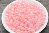 8mm Jelly Pink AB Acrylic Gumball Beads