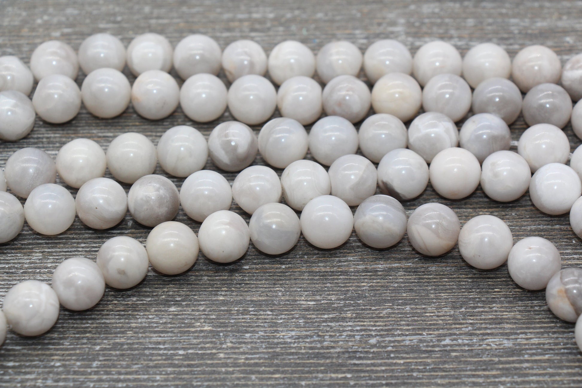 White Crazy Lace Agate Beads, Gemstone Round Loose Beads, Sizes 4mm 6mm 8mm 10mm 12mm , Full Strand 15.5 inch, #213