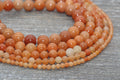 red aventurine beads, stone beads for bracelets