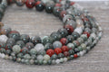 african blood stone beads, stone beads for bracelets