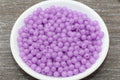 6mm Glow in the Dark Purple Acrylic Gumball Beads