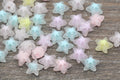 16mm Rainbow Acrylic Star Beads