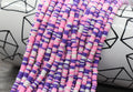 4mm multicolored heishi beads for bracelets and DIY jewelry